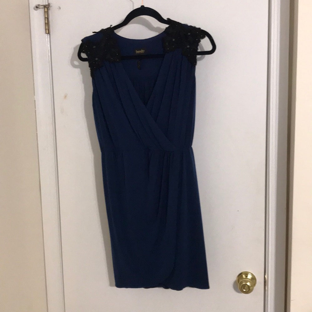 Laundry faux wrap dress